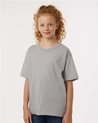 M&O Youth Gold Soft Touch T-Shirt 4850 Gravel
