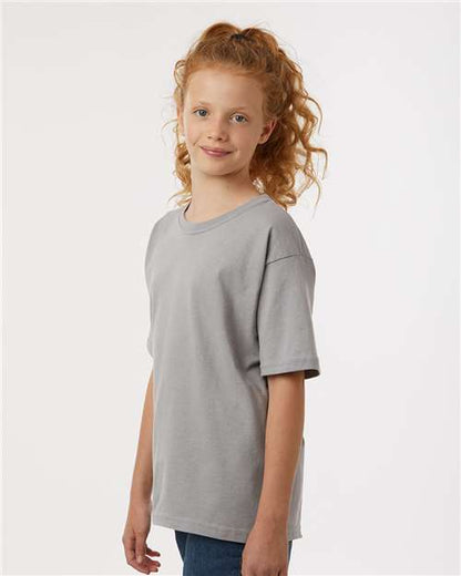 M&O Youth Gold Soft Touch T-Shirt 4850 Gravel