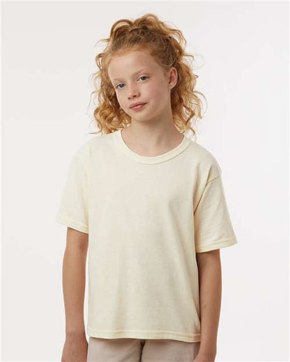 M&O Youth Gold Soft Touch T-Shirt 4850 Natural