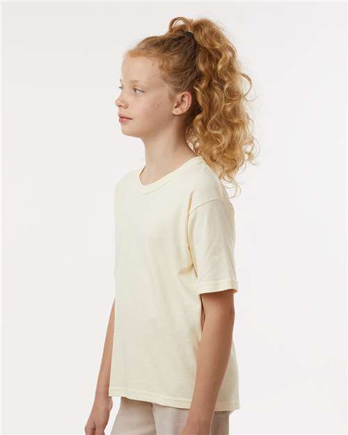 M&O Youth Gold Soft Touch T-Shirt 4850 Natural