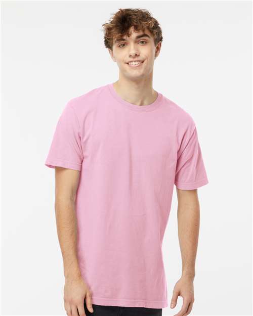 Custom Embroidered  M&O Vintage Garment-Dyed T-Shirt 6500M Blossom
