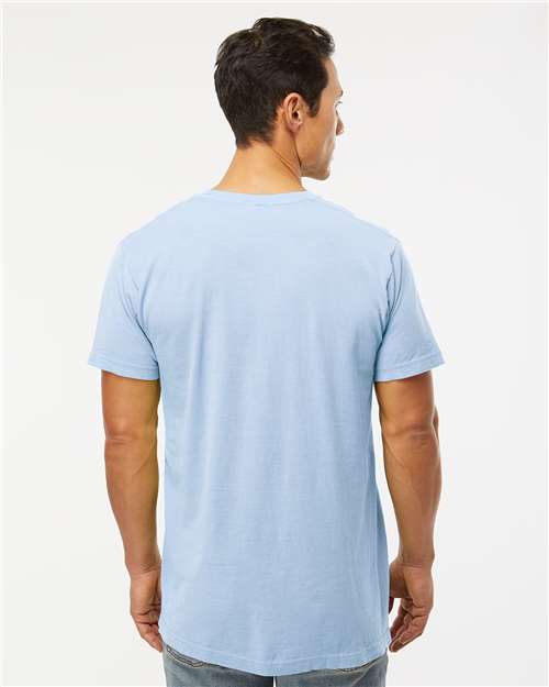 M&O Vintage Garment-Dyed T-Shirt 6500M Chambray