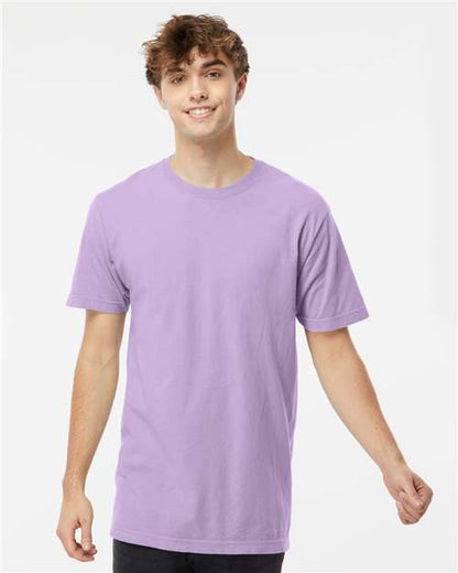 Custom Embroidered  M&O Vintage Garment-Dyed T-Shirt 6500M Orchid