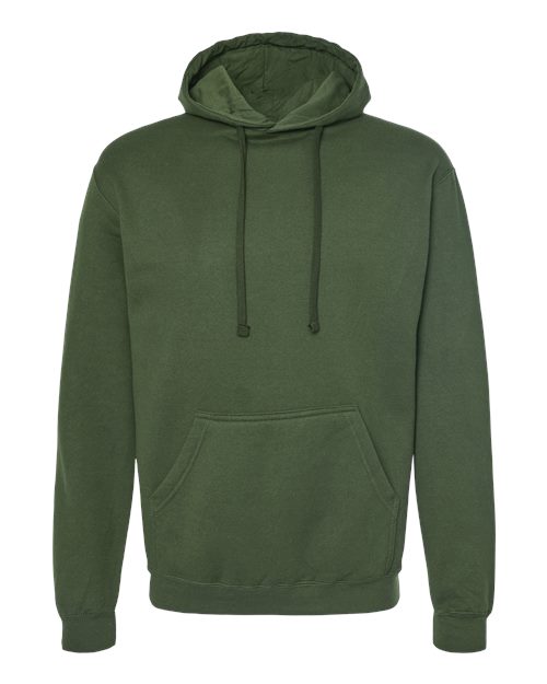 Tultex Fleece Hooded Sweatshirt 320 Military Green