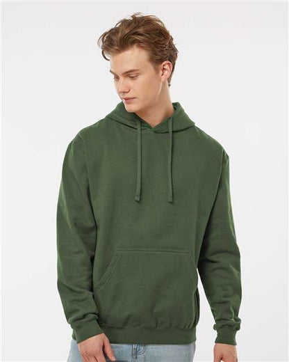 Custom Embroidered  Tultex Fleece Hooded Sweatshirt 320 Military Green