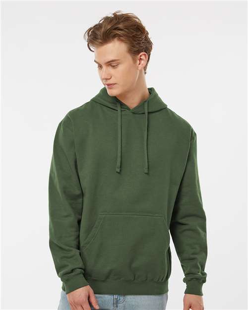 Custom Embroidered  Tultex Fleece Hooded Sweatshirt 320 Military Green