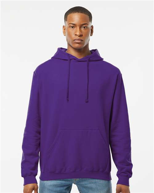 Custom Embroidered  Tultex Fleece Hooded Sweatshirt 320 Purple