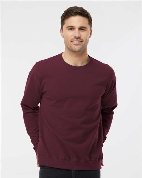 Custom Embroidered  Tultex Fleece Crewneck Sweatshirt 340 Maroon