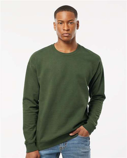 Custom Embroidered  Tultex Fleece Crewneck Sweatshirt 340 Military Green