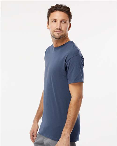 M&O Gold Soft Touch T-Shirt 4800 Indigo Blue