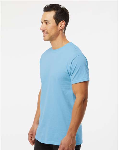 M&O Gold Soft Touch T-Shirt 4800 Sky