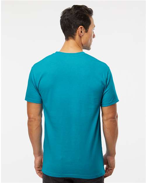 M&O Gold Soft Touch T-Shirt 4800 Tropical Blue