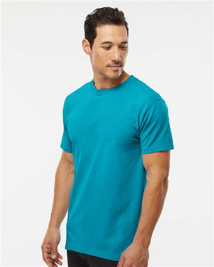 M&O Gold Soft Touch T-Shirt 4800 Tropical Blue