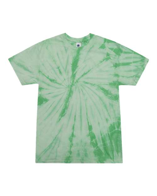Colortone Multi-Color Tie-Dyed T-Shirt 1000 Spider Mint
