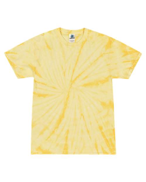 Colortone Youth Multi-Color Tie-Dyed T-Shirt 1000Y Spider Dandelion