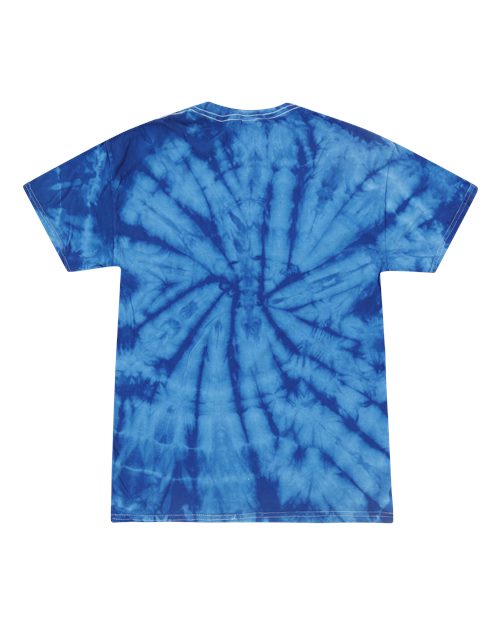Colortone Youth Multi-Color Tie-Dyed T-Shirt 1000Y Spider Royal