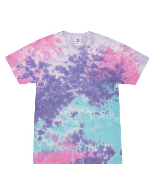 Colortone Youth Multi-Color Tie-Dyed T-Shirt 1000Y Cotton Candy