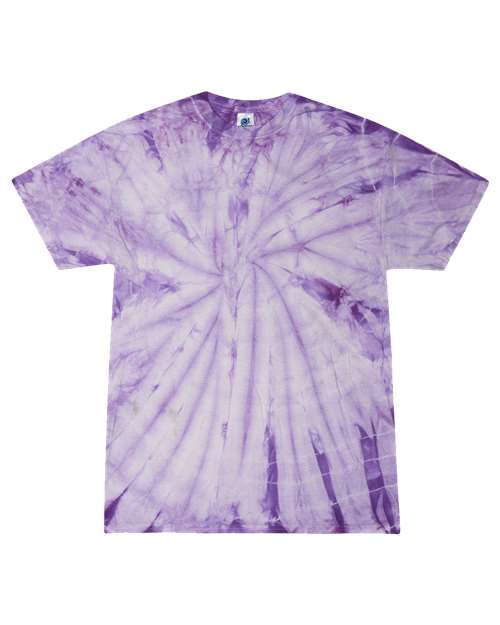 Colortone Youth Multi-Color Tie-Dyed T-Shirt 1000Y Spider Lavender