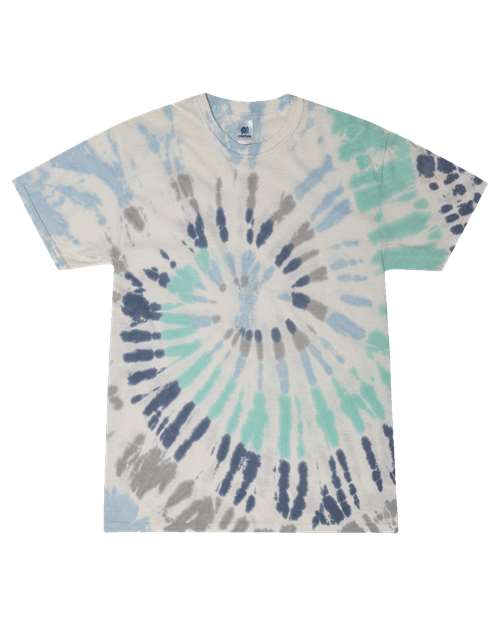 Colortone Youth Multi-Color Tie-Dyed T-Shirt 1000Y Glacier