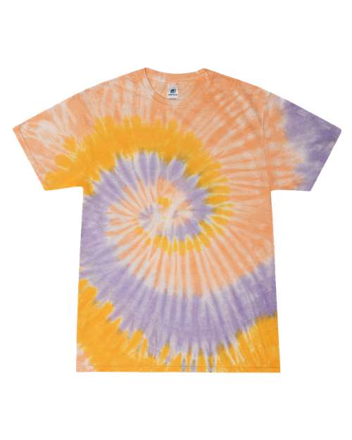 Colortone Youth Multi-Color Tie-Dyed T-Shirt 1000Y Sunflower