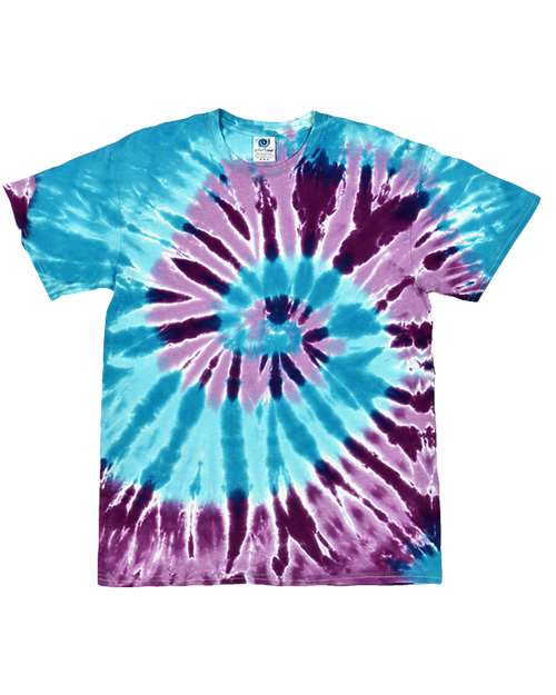 Colortone Youth Multi-Color Tie-Dyed T-Shirt 1000Y Barbados