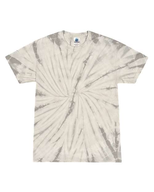 Colortone Youth Multi-Color Tie-Dyed T-Shirt 1000Y Spider Silver