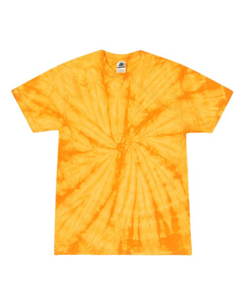 Colortone Youth Multi-Color Tie-Dyed T-Shirt 1000Y Spider Gold