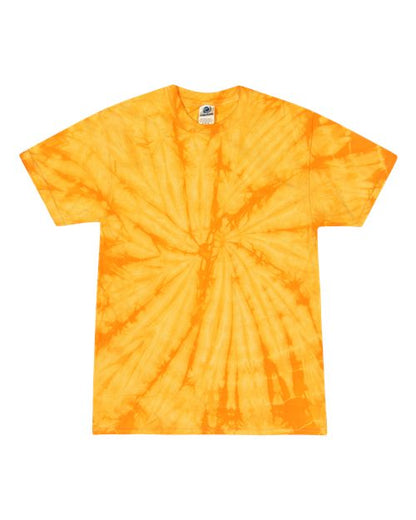 Colortone Youth Multi-Color Tie-Dyed T-Shirt 1000Y Spider Gold