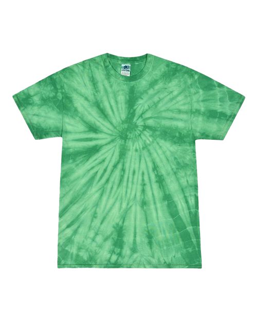 Colortone Youth Multi-Color Tie-Dyed T-Shirt 1000Y Spider Kelly