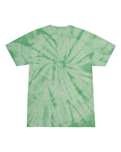 Colortone Youth Multi-Color Tie-Dyed T-Shirt 1000Y Spider Mint