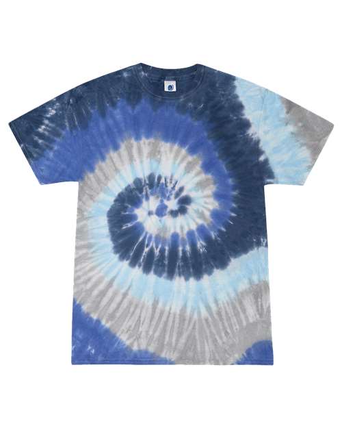 Colortone Youth Multi-Color Tie-Dyed T-Shirt 1000Y Moonbeam