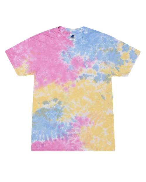 Colortone Youth Multi-Color Tie-Dyed T-Shirt 1000Y Sherbet