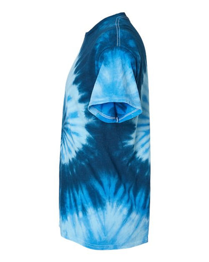 Colortone Youth Multi-Color Tie-Dyed T-Shirt 1000Y Blue Ocean