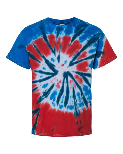 Colortone Youth Multi-Color Tie-Dyed T-Shirt 1000Y Independence