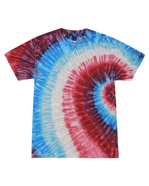 Colortone Youth Multi-Color Tie-Dyed T-Shirt 1000Y Fire Cracker