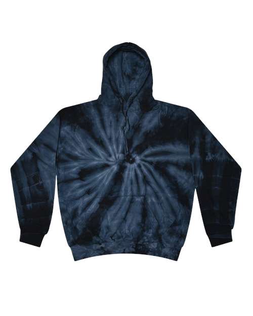 Colortone Tie-Dyed Hooded Sweatshirt 8777 Spider Navy