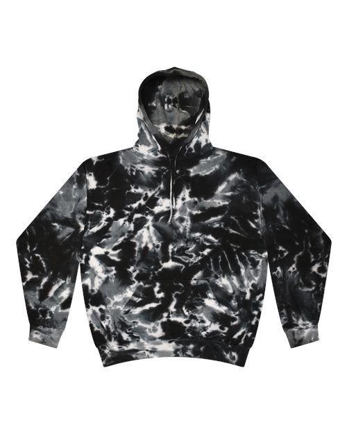 Colortone Youth Tie-Dyed Hooded Sweatshirt 8777Y Multi Black