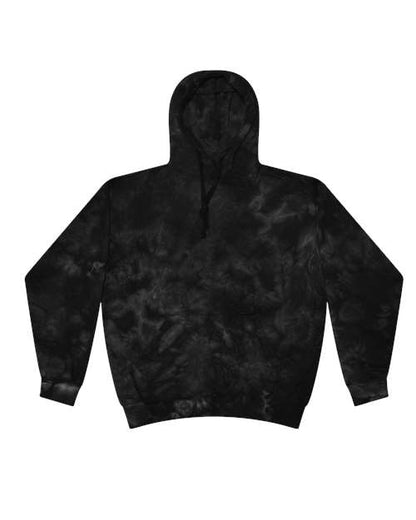 Custom EmbroideredColortone Unisex Crystal Wash Hooded Sweatshirt 12357 Crystal Black