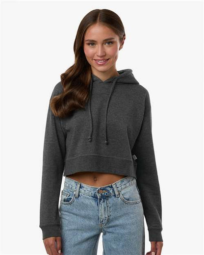 Boxercraft Women's Cropped Fleece Hooded Sweatshirt 12367