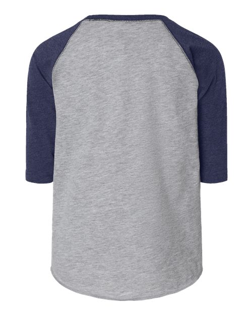 Rabbit Skins Toddler Baseball Fine Jersey Three-Quarter Sleeve Tee 3330