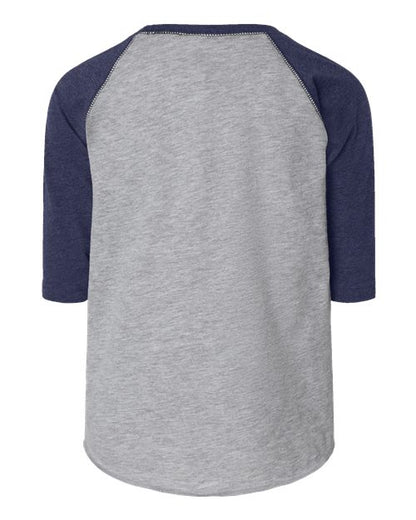 Rabbit Skins Toddler Baseball Fine Jersey Three-Quarter Sleeve Tee 3330