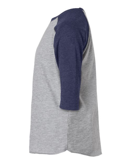 Rabbit Skins Toddler Baseball Fine Jersey Three-Quarter Sleeve Tee 3330
