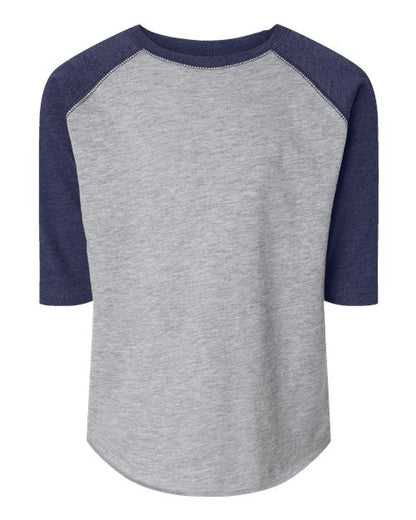 Rabbit Skins Toddler Baseball Fine Jersey Three-Quarter Sleeve Tee 3330