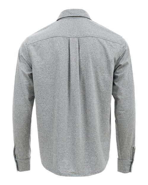 Custom EmbroideredRecover Unisex Eco Button Down Shirt 12382 Ash