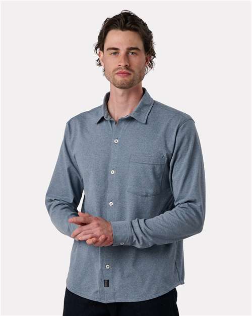 Custom Embroidered  Recover Eco Button Down Shirt EC650  