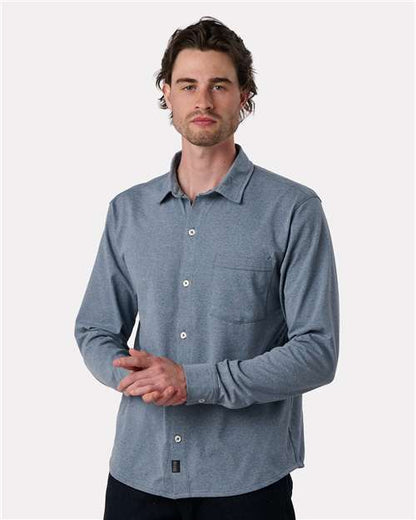 Custom Embroidered  Recover Eco Button Down Shirt EC650  
