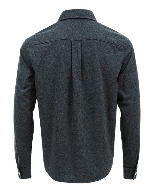 Custom EmbroideredRecover Unisex Eco Button Down Shirt 12382 Charcoal
