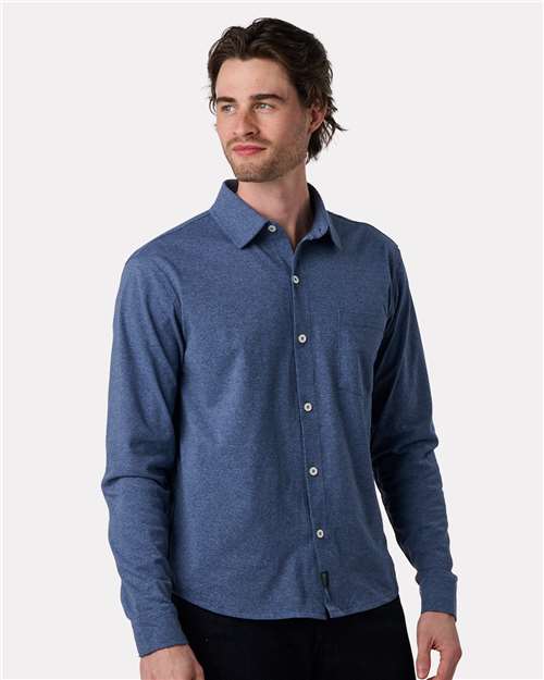 Custom Embroidered  Recover Eco Button Down Shirt EC650  