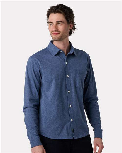 Custom Embroidered  Recover Eco Button Down Shirt EC650  