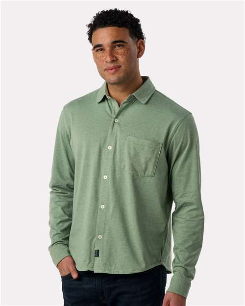 Custom Embroidered  Recover Eco Button Down Shirt EC650  